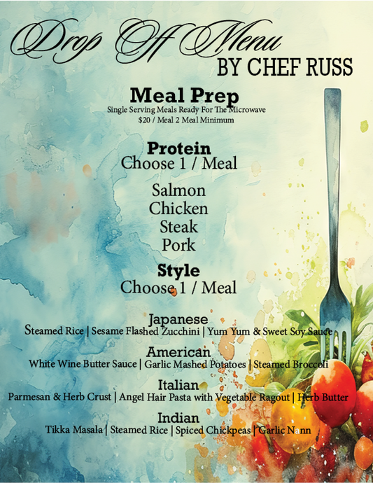 Cherry Ridge Drop Off Meal Prep